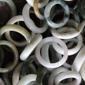 Burma Jade Rings Assorted Sizes & Colors