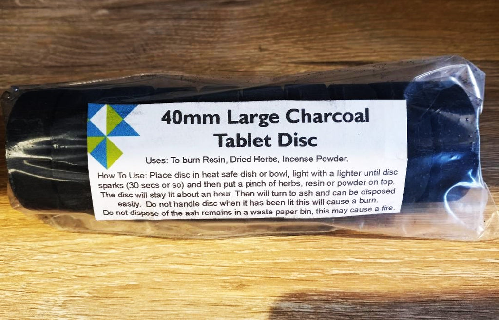 40mm Large Charcoal Tablet Disc