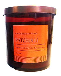 Patchouli Scented Wood Wick Soy Candle