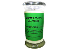 Cactus And Jade Scented Cotton Wick Soy Candle - Dancing Orchid SoapWorks