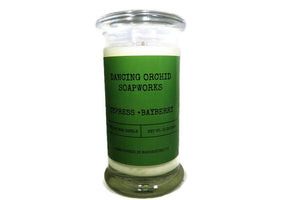 Cypress And Bayberry Scented Cotton Wick Soy Candle - Dancing Orchid SoapWorks