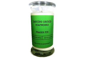 Fraser Fir Scented Cotton Wick Soy Candle - Dancing Orchid SoapWorks