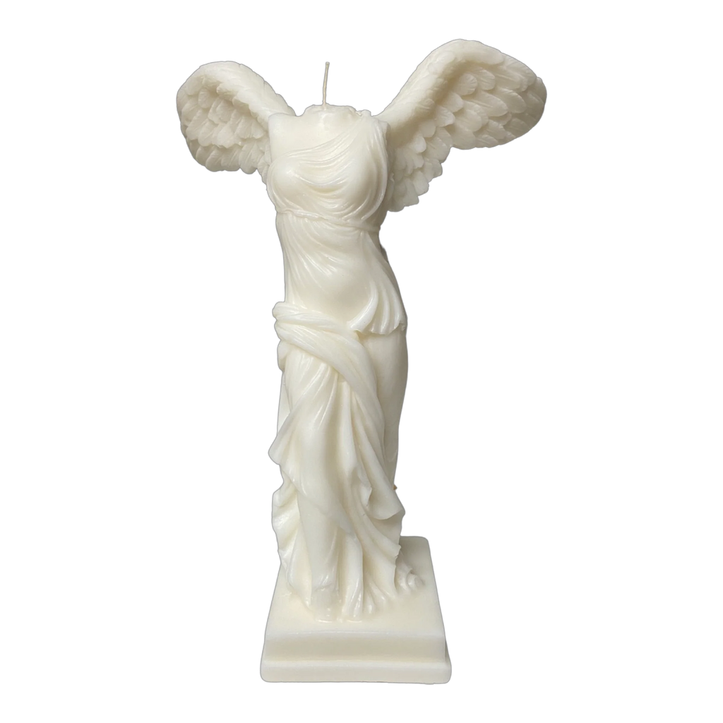 Winged Victory Of Samothrace Sculpture Candle
