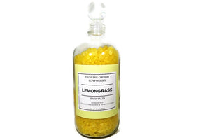 Lemongrass Bath Salt Soak - Dancing Orchid SoapWorks