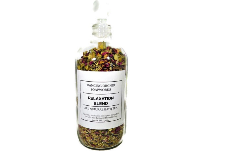 All Natural Relaxtion Bath Tea Soak - Dancing Orchid SoapWorks