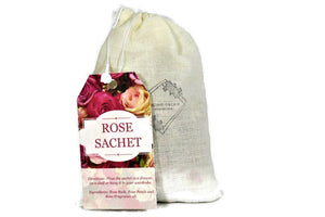 All Natural Aromic Rose Sachet - Dancing Orchid SoapWorks
