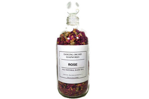 All Natural Rose Bath Tea Soak - Dancing Orchid SoapWorks
