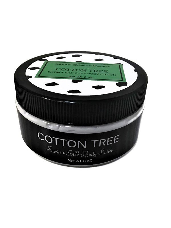 Cotton Tree Silk And Satin Body Lotion - Dancing Orchid SoapWorks