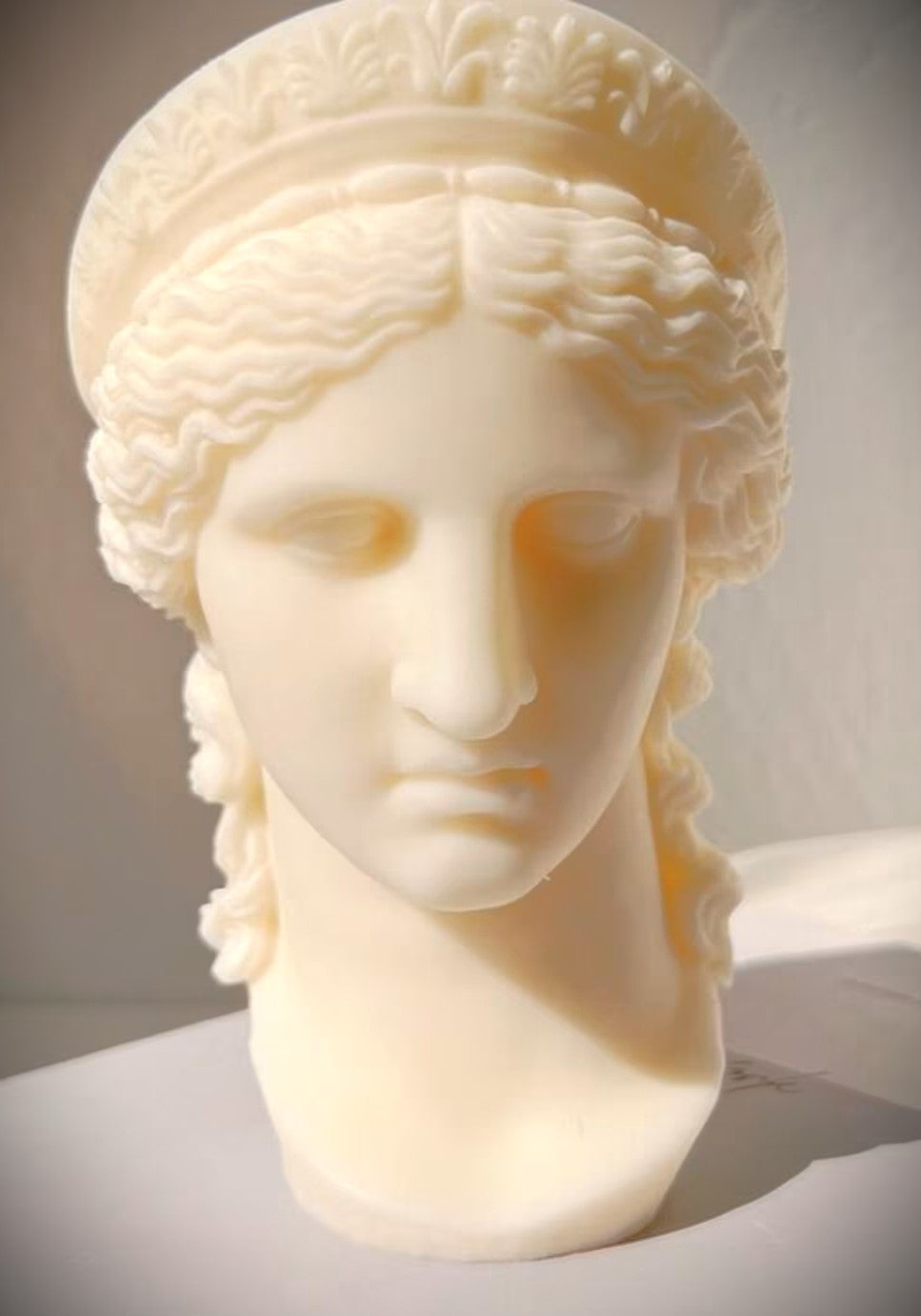 Hera Goddess Sculpture Candle