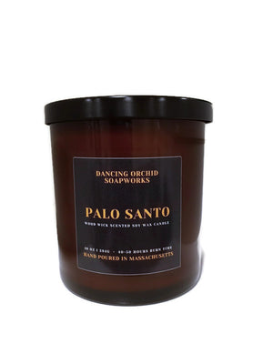 Palo Santo Scented Wood Wick Soy Candle