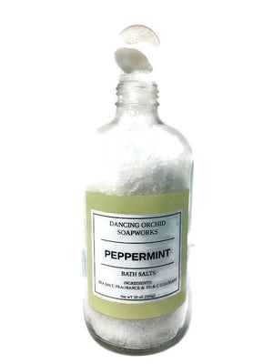 Peppermint Bath Salt Soak - Dancing Orchid SoapWorks