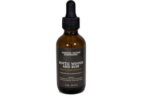 Rustic Woods & Rum Jojoba And Agran Beard oil - Dancing Orchid SoapWorks