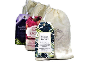 Set Of 3 Assorted All Natural Aromic Sachets - Dancing Orchid SoapWorks