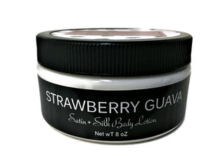 Strawberry Guava Satin And Silk Body Lotion - Dancing Orchid SoapWorks