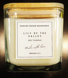 Lily Of The Valley Soy Wood Wick Candle