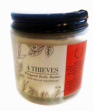 Zero Waste All Natural 4 Theives Whipped Body Butter