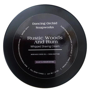 Rustic Woods Rum Whipped Shaving Cream