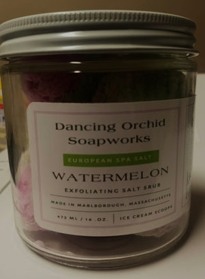 Watermelon Ice Cream Scoop Salt Scrubs