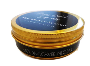 Moonflower Nectar Travel Tin Wood Wick Candle