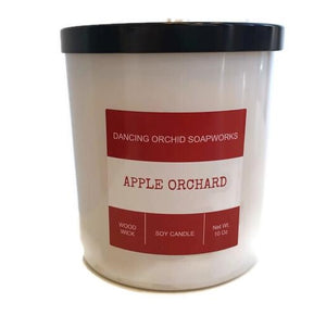 Apple Orchard Scented Wood Wick Soy Candle