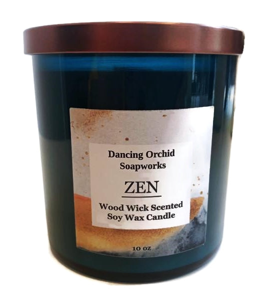 Zen Scented Wood Wick Soy Candle