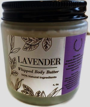 Zero Waste All Natural Lavender Whipped Body Butter