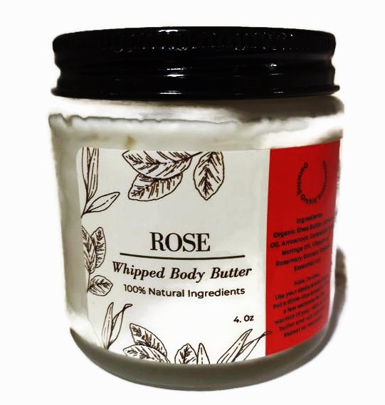 Zero Waste All Natural Rose Whipped Body Butter
