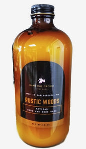 REFILL-RESUE- RECYCLE. Zero Waste Rustic Woods And Rum Body Wash
