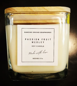 Passion Fruit Medley Soy Wood Wick Candle